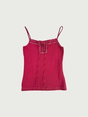 Lace Up Tank Top